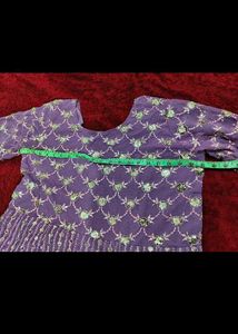 Heavy Sequins Work Gown With Dupatta And Pant