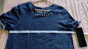 Blue Embellished Dress