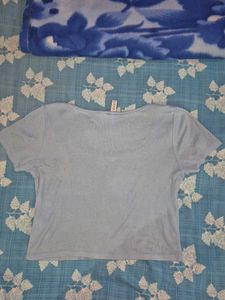 Light Blue H&amp;M T-Shirt