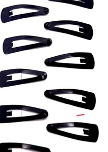 Black Hair Clips - Set of 12