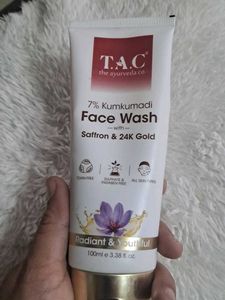 TAC 7% KUMKUMADI FACE WASH WITH SAFFRON &amp; 24K GOLD