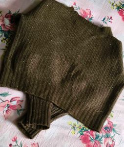 Brown Knit Sweater!