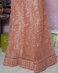 Peach Bridal Lehenga