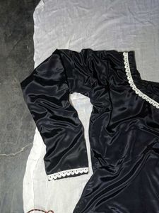 black silk patyala salwar kameez set