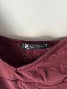 Zara Burgundy Tank Top