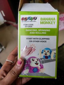 Purple Monkey Banana Toy
