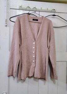 🔥Woolen blazer 😍 New Nude pink sweater overcoat