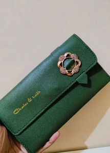 ladies purse olive green