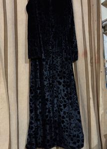 Floral Velvet Dress