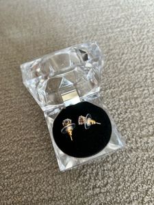 Crystal Solitaire Earrings