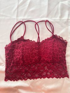 Red Bralette Top