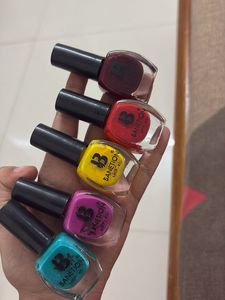 Set Of 5pcs Nail Enamel
