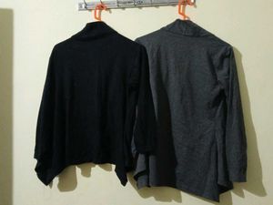 Pack of 2 Black &amp;Grey shrug