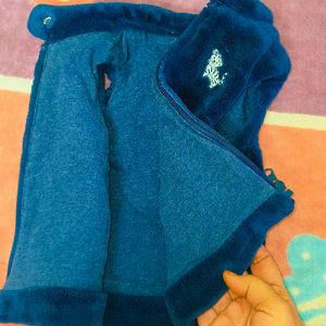 Baby Blue Fleece Vest