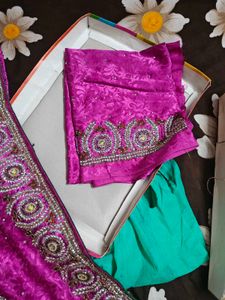 Elegant Pink Saree