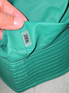 Zara Rubberised Bucket Hat