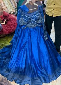 8 Lehnga different Blue Embellished Lehenga Choli