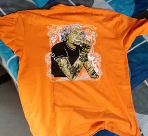 OwlFit Orange Graphic T-Shirt