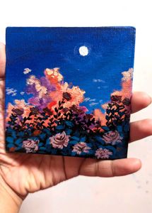 Mini Midnight landscape Canvas Painting