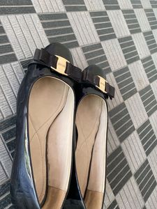 stylish catwalk black bellies-uk size 7/euro 39