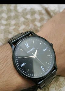 Sonata All Black Classic Watch