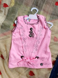 Baby Girl Jeans And Tshirt For 2-4years Old