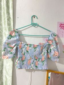 Fairycore Puff Sleeve Top