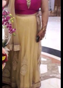 Off Shoulder Stylish Lehenga