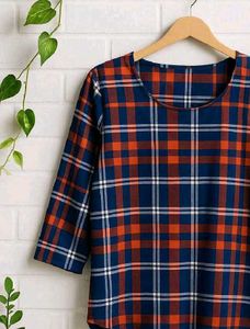 Plaid Top