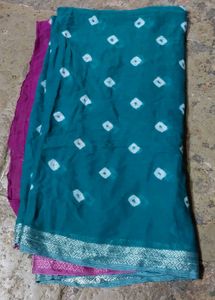 Cotton Silk Bandhani Dupatta
