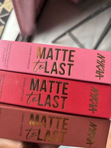 Nykaa Matte Lipstick Trio