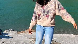 Floral Woollen Top