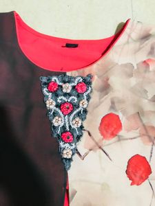 Elegant Floral Print Dress