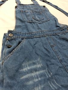 Denim Overall Dress
