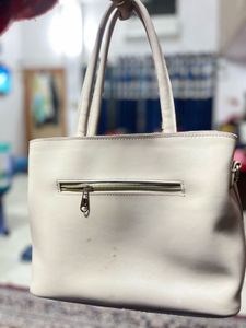 Elegant Ivory Tote Bag