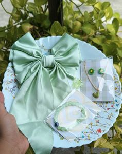 olive green hair accessories combo