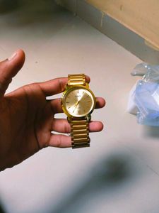 Classic Gold 'fonex' Watch
