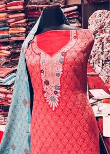 Elegant  Pure Kani Woolen Suit