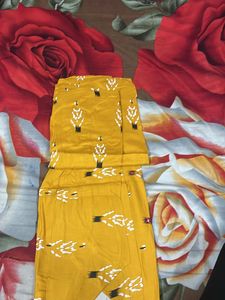 Heavy Rayon Print Ghera Suit