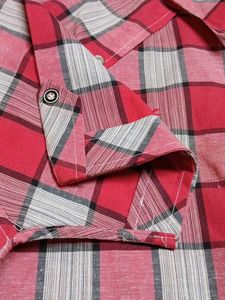 Half Sleeves Ready Made Cotton Mix Shirt