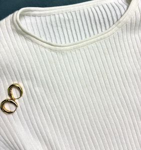 Stylish White Knit Top