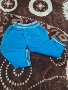 Cute Blue Baby Pants