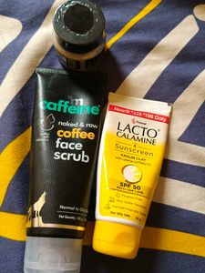 Mcafeine Face Scrub With Sunscreen,Free BodyScrub