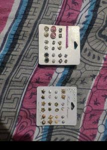Headphones With Earring Stud Sets
