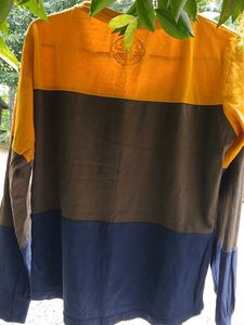 Color Block Long Sleeve T-Shirt