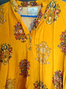 Floral Print Kurta