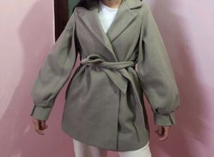 Elegant Belted Trench Coat