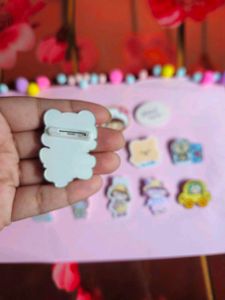 Kawaii Pin Set - Cute Decals