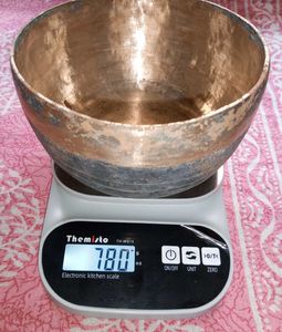 Heavy 90 Years Old Odisha Bronze Serve Bowl Bela
