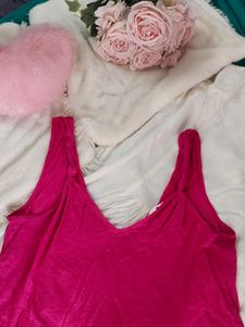 H&amp;M ROSE PINK TANK TOP